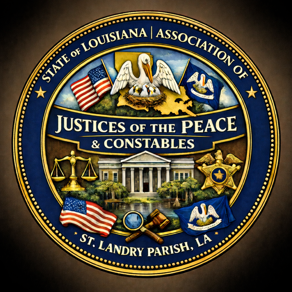 St. Landry Parish Association of Justices of the Peace & Constables Seal